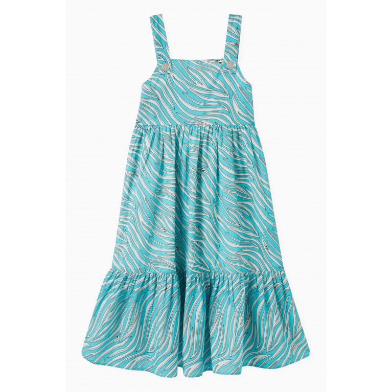 Michael Kors Kids - Printed Sleeveless Dress in Cotton