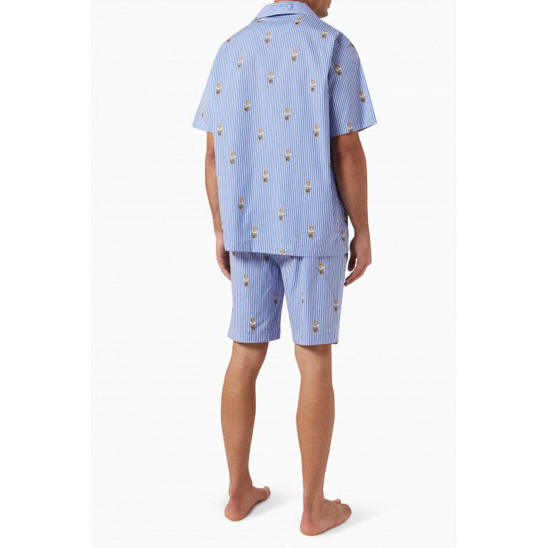 Polo Ralph Lauren - Striped Polo Bear Pyjama Set in Cotton