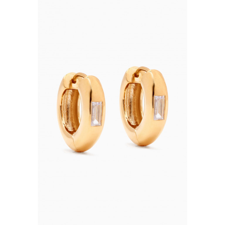 PDPAOLA - Kali Hoop Earrings in 18kt Gold-plated Sterling Silver