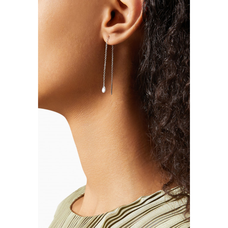 PDPAOLA - Waterfall Earrings in Sterling Silver