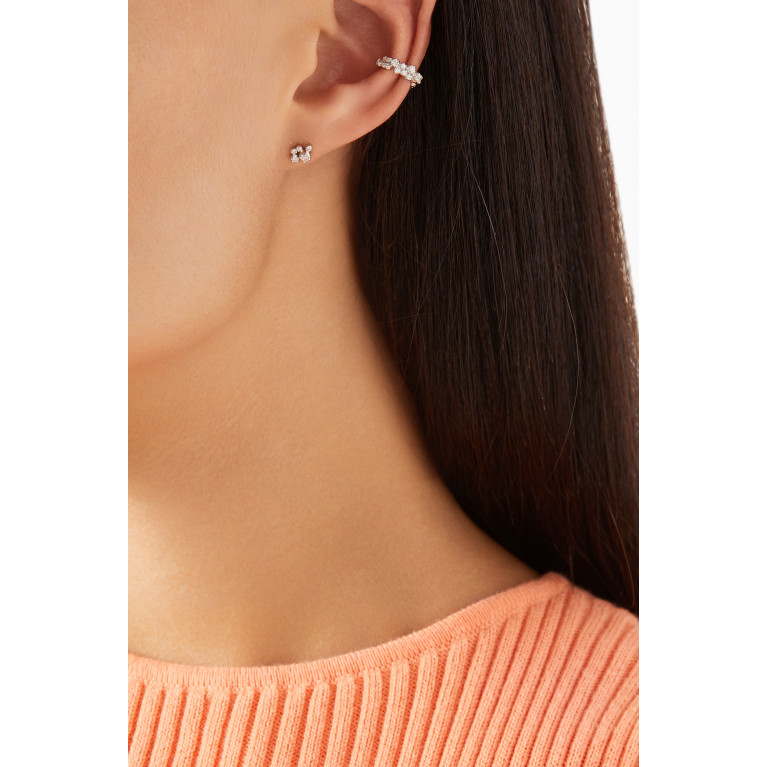 PDPAOLA - Bubble Ear Cuff in Sterling Silver