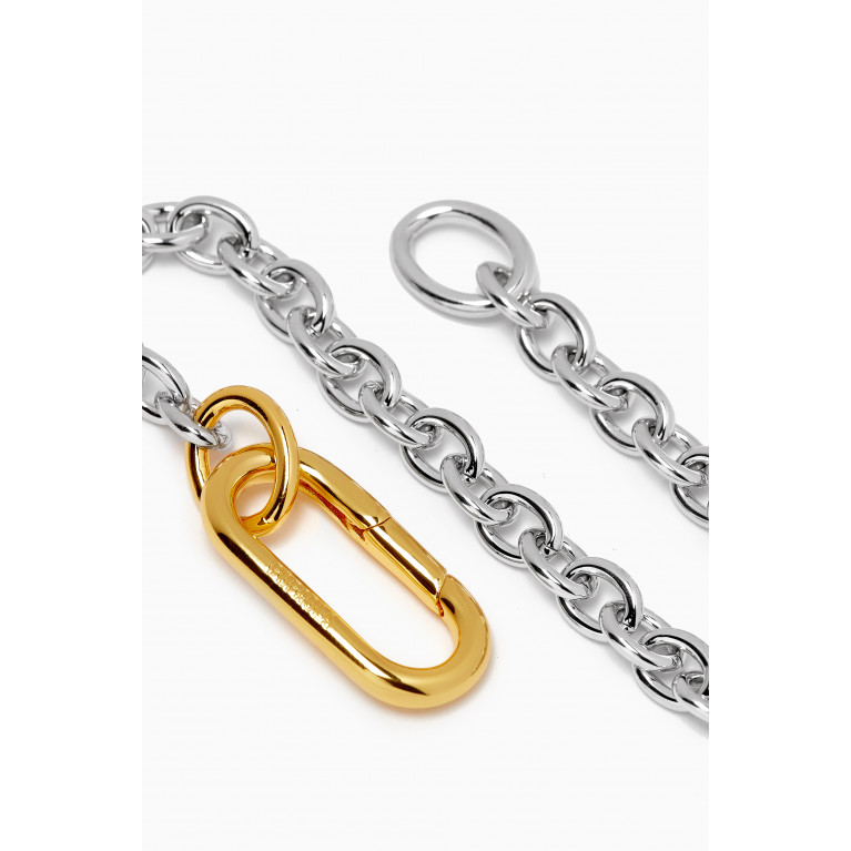 PDPAOLA - Beat Chain Bracelet in Sterling Silver