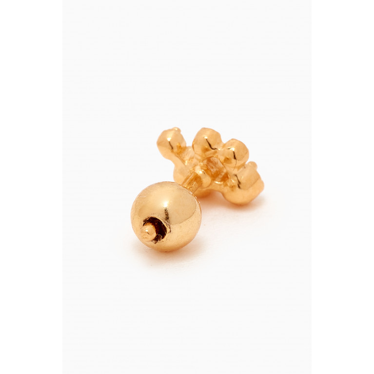 PDPAOLA - Bubble Single Earring in 18kt Gold-plated Sterling Silver