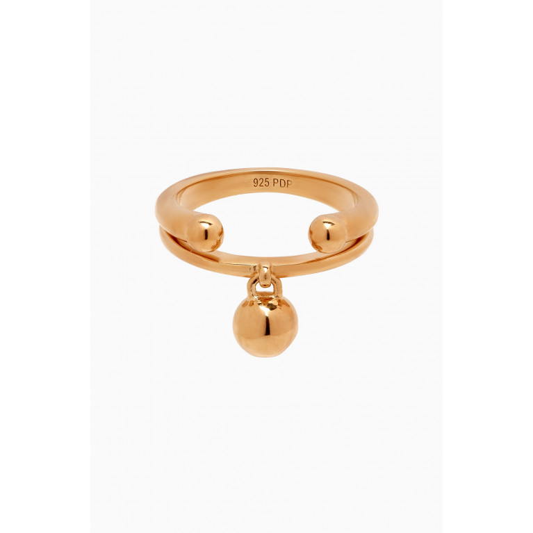 PDPAOLA - Berlin Ring in 18kt Gold-plated Sterling Silver