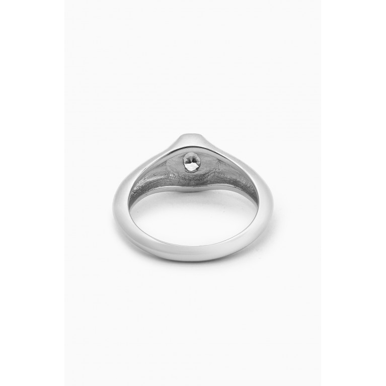 PDPAOLA - Karry Stamp Ring in Sterling Silver