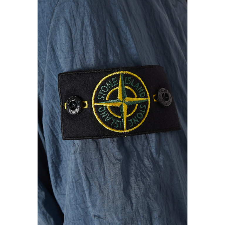 Stone Island - Compass Logo Patched Bomber Jacket in Polyamide & PU