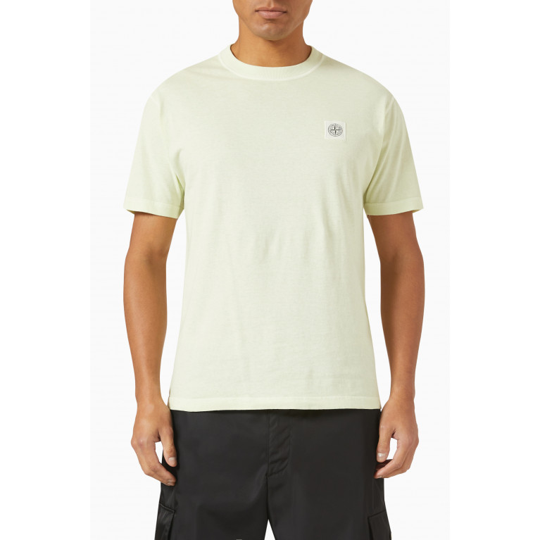 Stone Island - T-shirt in Cotton Jersey Green