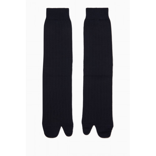 Maison Margiela - Tabi Bootleg Socks in Knit