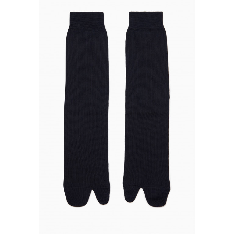 Maison Margiela - Tabi Bootleg Socks in Knit