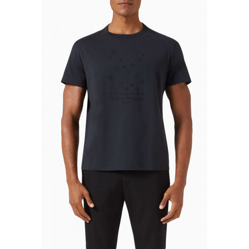 Maison Margiela - Numbers Logo-embroidered T-shirt in Cotton-jersey