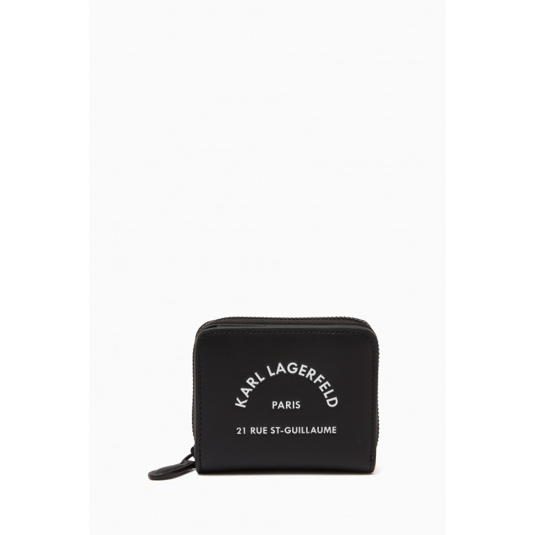 Karl Lagerfeld - Rue St. Guillaume Small Zip Wallet in Leather
