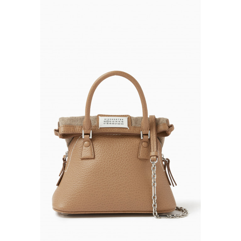 Maison Margiela - Micro 5AC Classique Bag in Grainy Leather