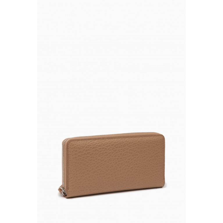 Maison Margiela - Four-stitch Long Wallet in Grained Leather