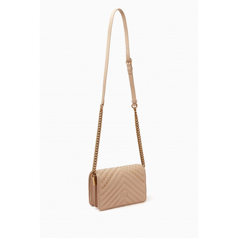 PINKO - Mini Love Click Crossbody Bag in Nappa Leather