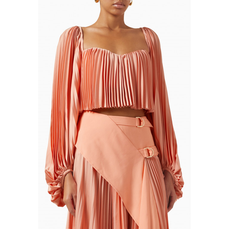 Acler - Moston Pleated Crop Top