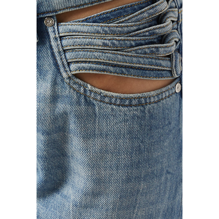 PINKO - Softball Straight Jeans in Cotton