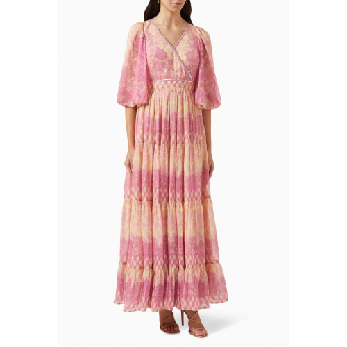 Kalico - Aspen Sequin-embellished Maxi Dress in Chiffon