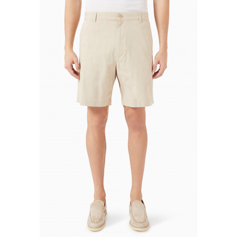 Selected Homme - Tilak Shorts in Organic Cotton Blend Neutral