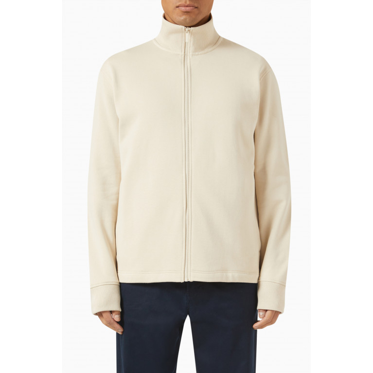 Selected Homme - Zip Cardigan in Cotton Neutral