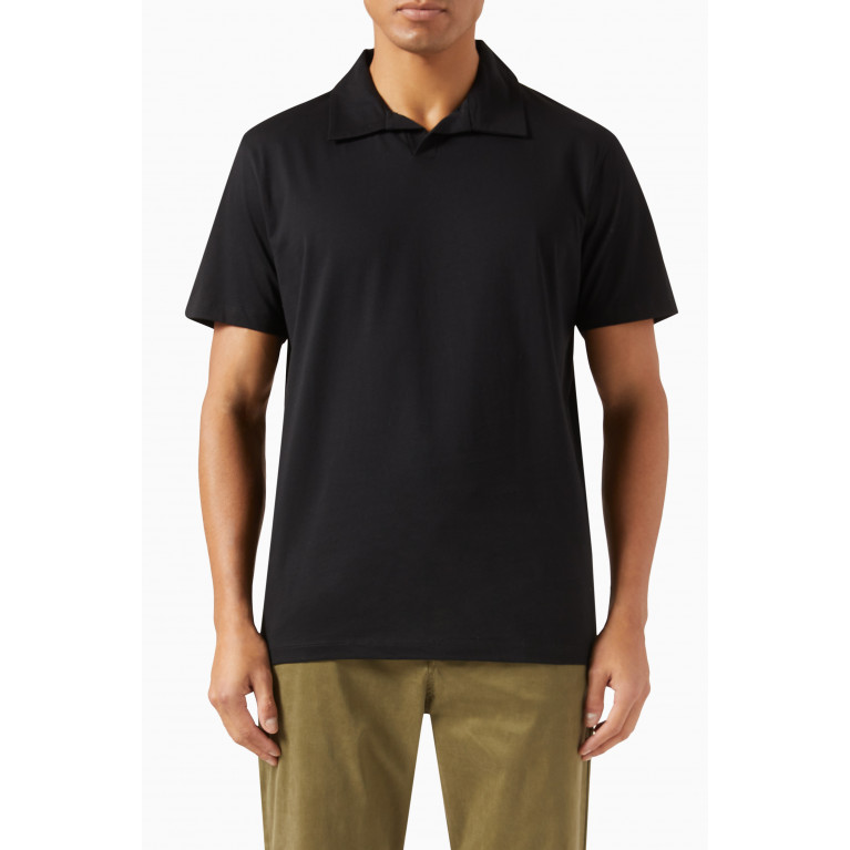 Selected Homme - Hector Polo Shirt in Organic Cotton Black