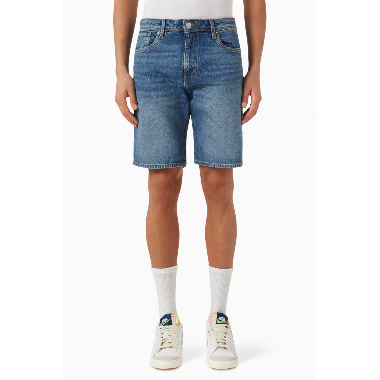 Selected Homme - Faded Shorts in Denim