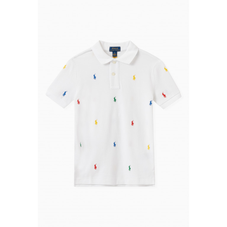 Polo Ralph Lauren - Embroidered Pony Polo in Cotton