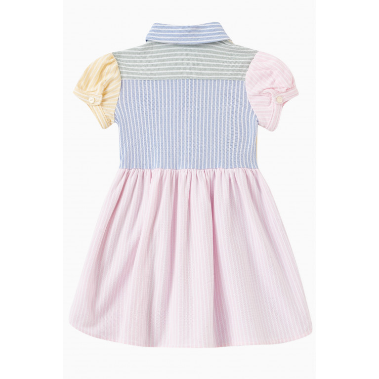 Polo Ralph Lauren - Colour-block Dress and Bloomers in Cotton