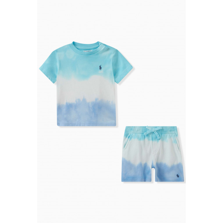 Polo Ralph Lauren - Tie-dye T-shirt & Shorts Set in Cotton