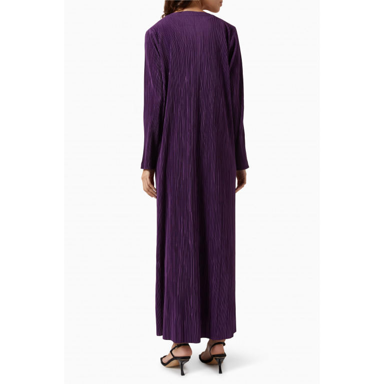 Selcouth - Pleated Abaya in Satin