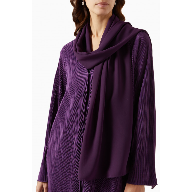 Selcouth - Pleated Abaya in Satin