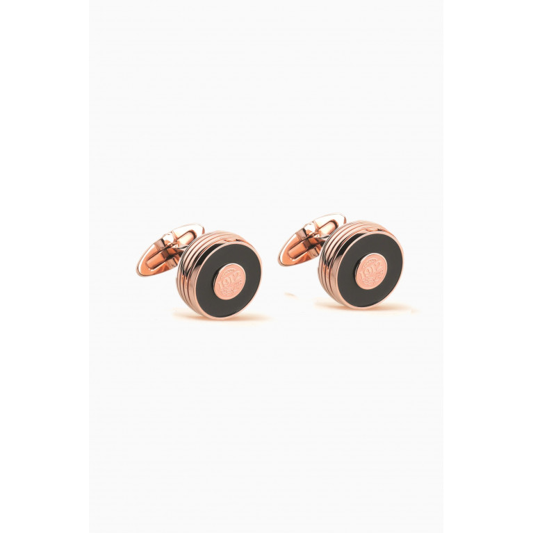 Montegrappa - Piacere Cufflinks in 18kt Rose Gold-plated Metal