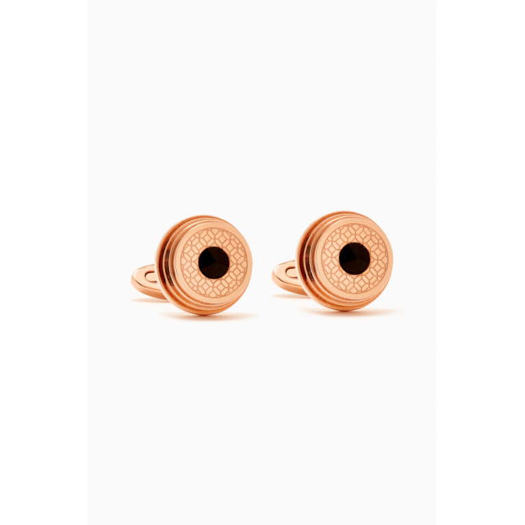 Montegrappa - Stairway Cufflinks in Rose Gold-plated Metal