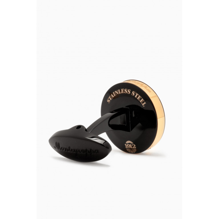Montegrappa - Il Signore Cufflinks in Gold-plated Metal