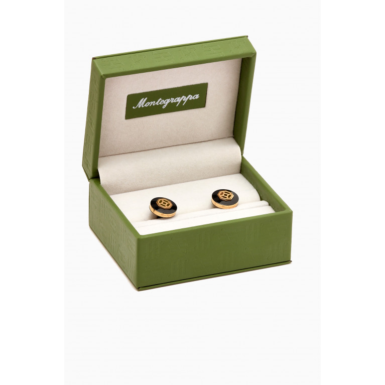 Montegrappa - Il Signore Cufflinks in Gold-plated Metal