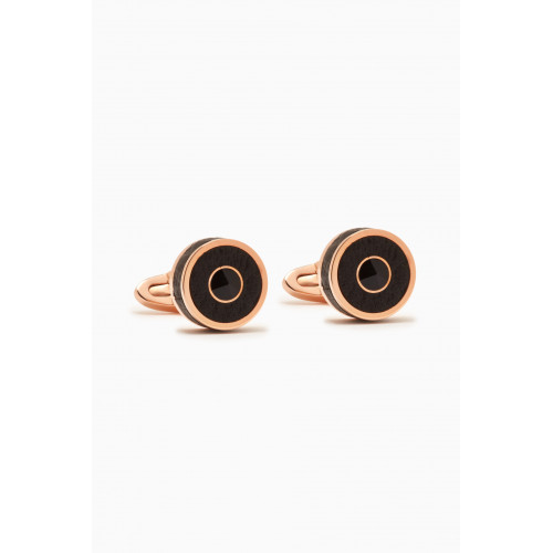 Montegrappa - Classic Cufflinks in Rose-gold Plated Metal
