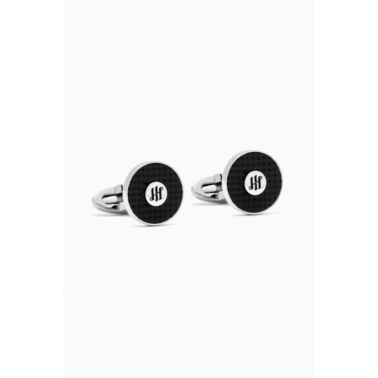 Montegrappa - Clou Ambigram Cufflinks in Stainless Steel