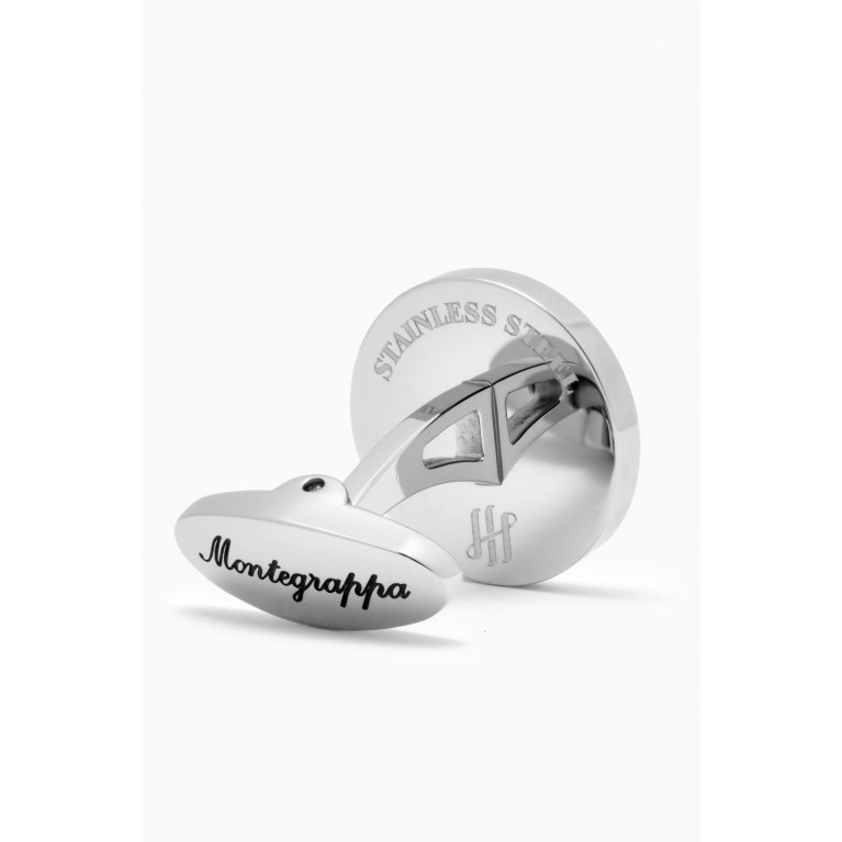 Montegrappa - Classico Ambigram Cufflinks in Stainless Steel