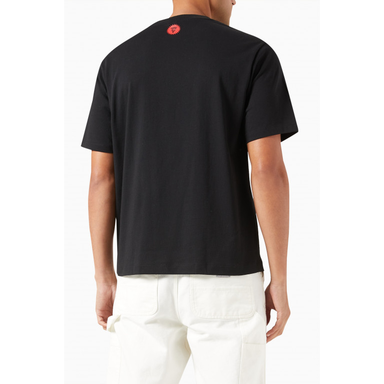 Ice Cream - Gelato T-shirt in Cotton Jersey Black