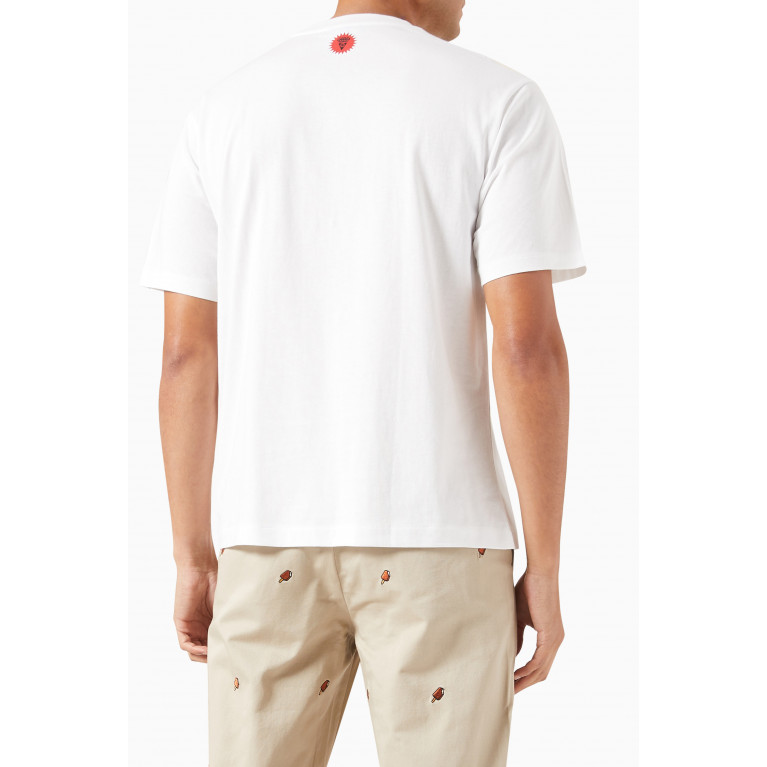 Ice Cream - Gelato T-shirt in Cotton Jersey White