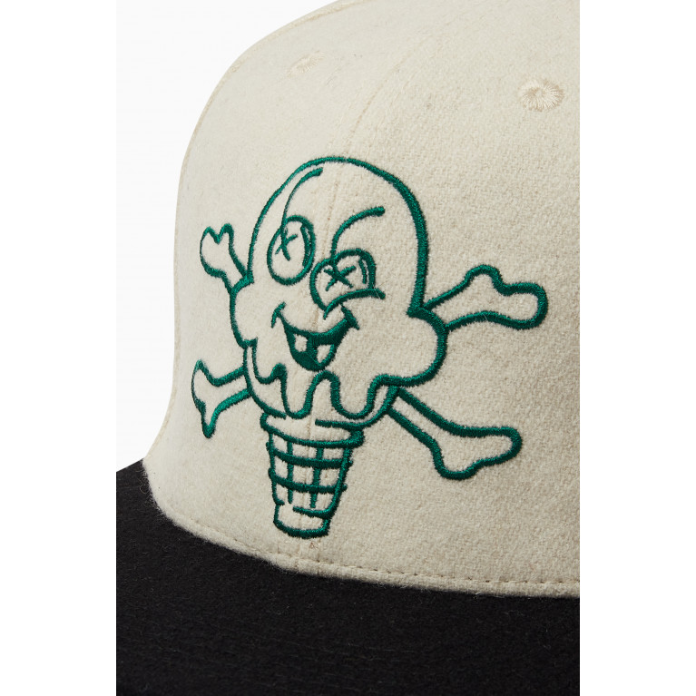 Ice Cream - Cones & Bones 6-panel Cap in Felt Fabric