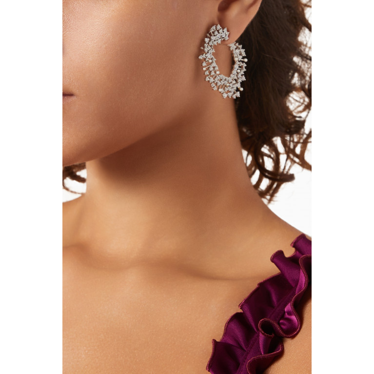 The Jewels Jar - Zahra Pearl Earrings in Sterling Silver