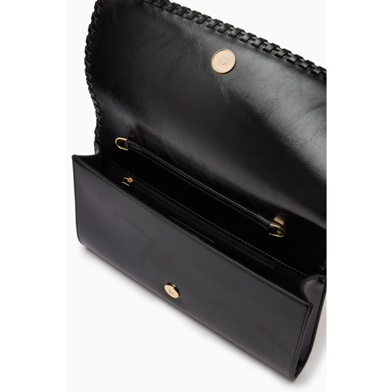 Elisabetta Franchi - EF Bustier Flap Bag in Leather