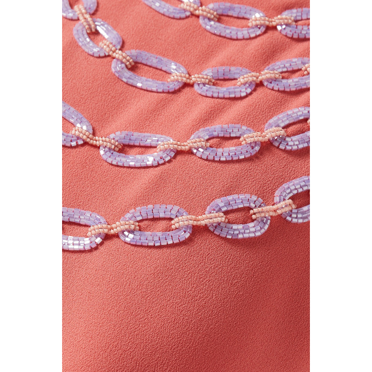 April Clothing - Beaded Chain Maxi Dress