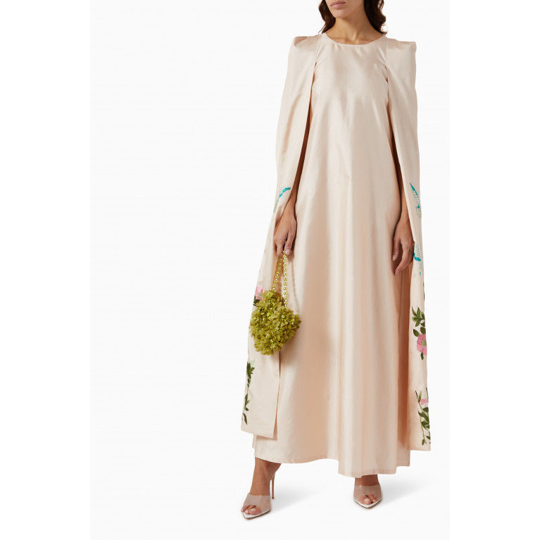 April Clothing - Embroidered Cape Kaftan
