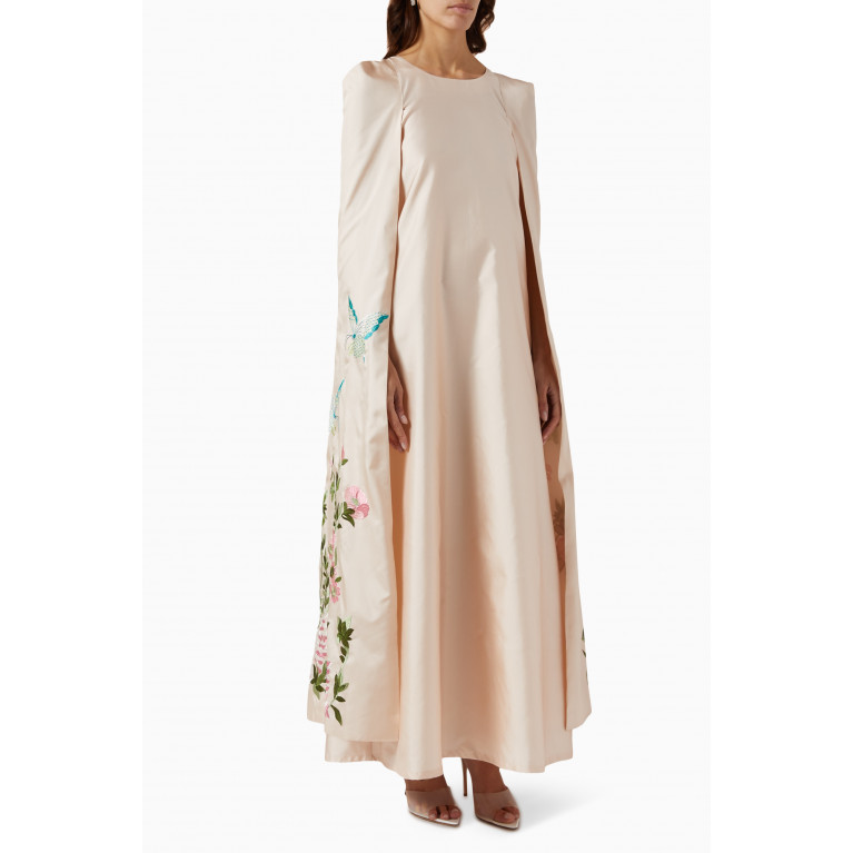 April Clothing - Embroidered Cape Kaftan