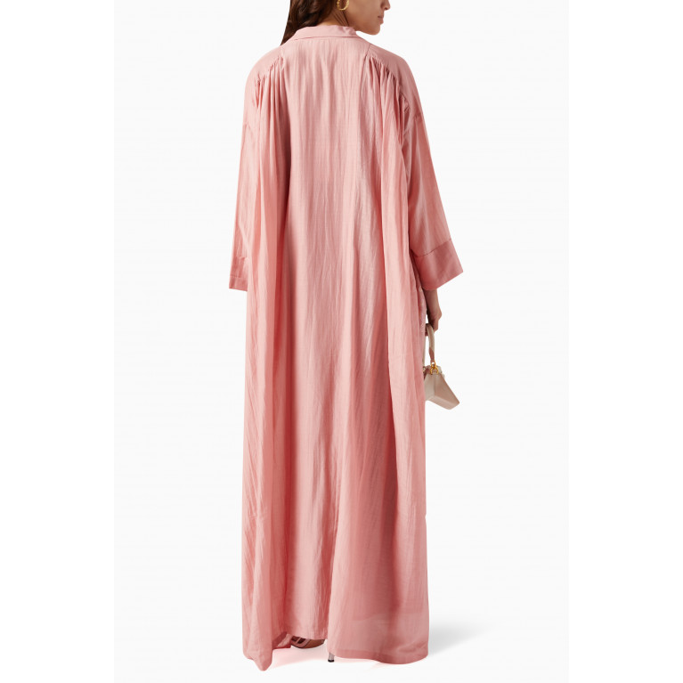 SWGT - Embroidered Kaftan in Cotton Silk