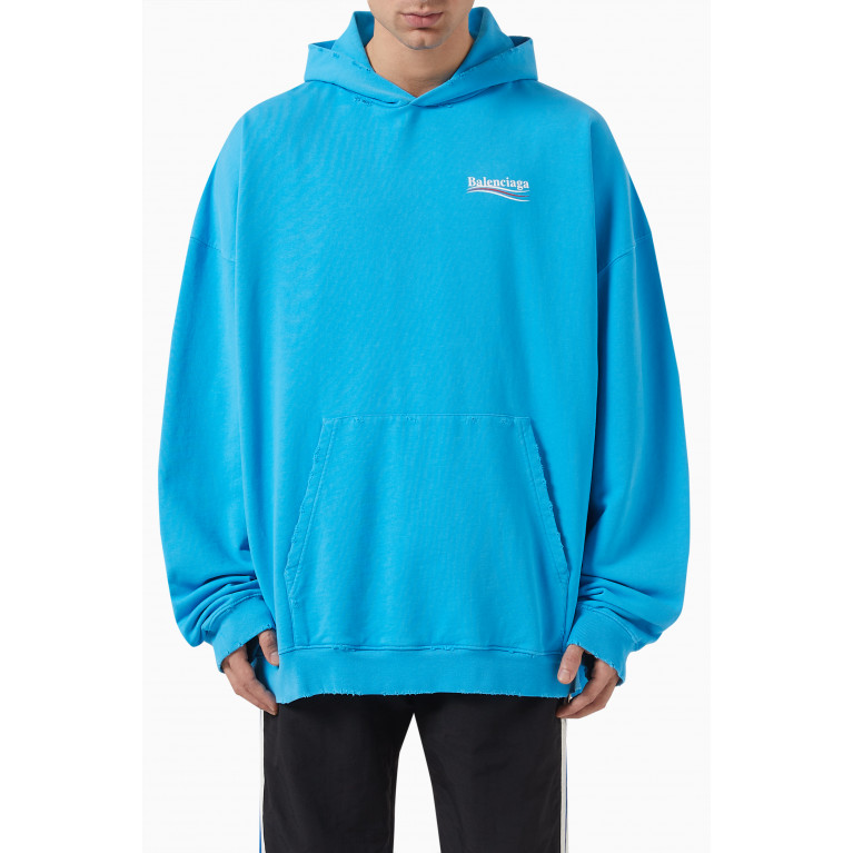 Balenciaga - Political Campaign Large Fit Hoodie in Fleece