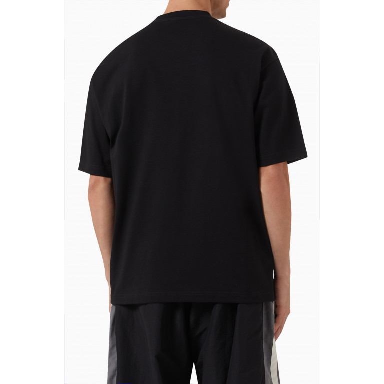 Balenciaga - BB Corp Medium Fit T-shirt in Cotton Jersey
