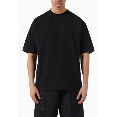 Balenciaga - BB Corp Medium Fit T-shirt in Cotton Jersey