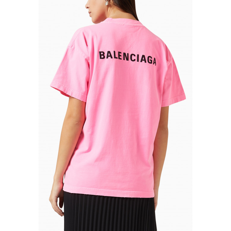 Balenciaga - Logo T-shirt in Jersey